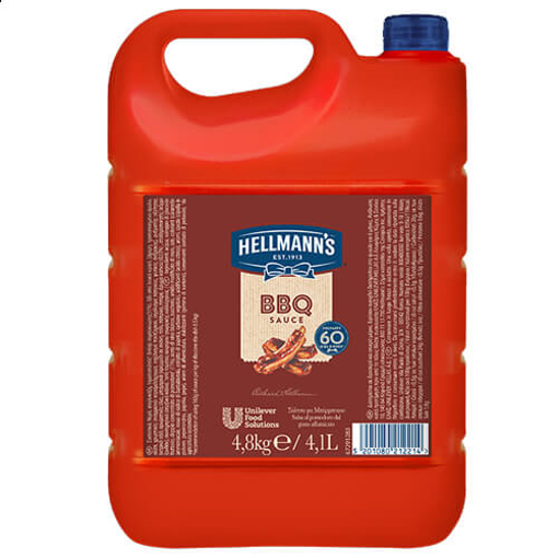HELLMANNS BBQ SAUCE 4.8lit