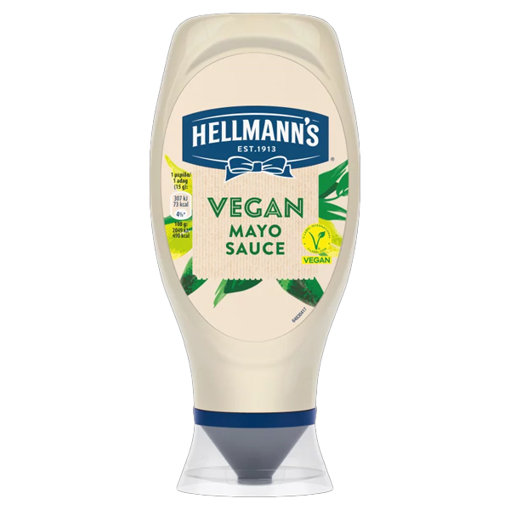 HELLMANNS ΜΑΓΙΟΝΕΖΑ  430ml. - (VEGAN) (TOP DOWN)