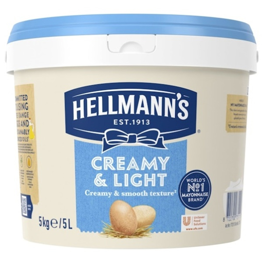 HELLMANNS ΜΑΓΙΟΝΕΖΑ 5lit - (ΑΝΑΠΛΗΡΩΜΑ) - (CREAMY & LIGHT (64314621)