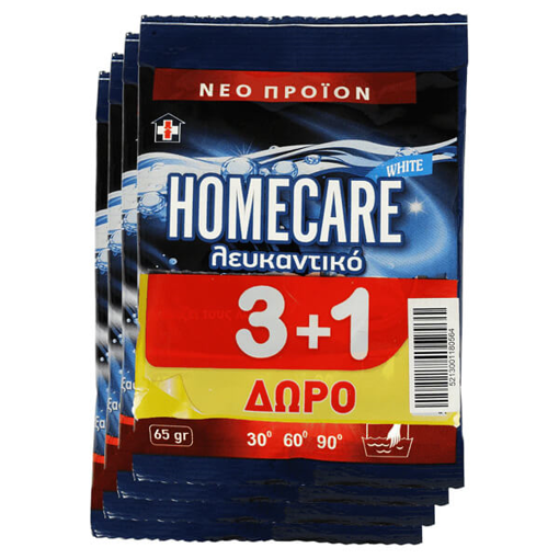 HOMECARE ΛΕΥΚΑΝΤΙΚΟ ΡΟΥΧΩΝ 65gr. - (3+1 ΔΩΡΟ)