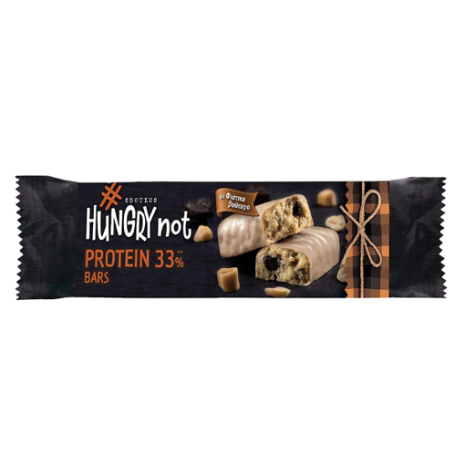 HUNGRY NOT ΜΠΑΡΑ ΠΡΩΤΕΙΝΗΣ 45gr. - (ΦΥΣΤΙΚΟΒΟΥΤΥΡΟ - ΜΠΙΣΚΟΤΟ)