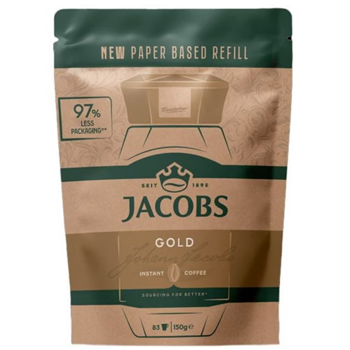 JACOBS ΣΤΙΓΜΙΑΙΟΣ ΚΑΦΕΣ 150gr. - (GOLD) (REFILL)