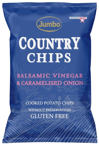 JUMBO COUNTRY CHIPS ME BALSAMIC VINEGAR & CARAMELIS