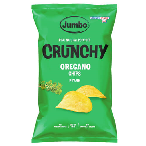 JUMBO CRUNCHY CHIPS 90gr. - (ΡΙΓΑΝΗ) (χωρίς γλουτέ