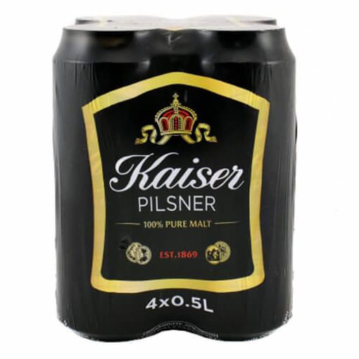 KAISER ΜΠΥΡΑ ΚΟΥΤΙ 500ml - (4pack)