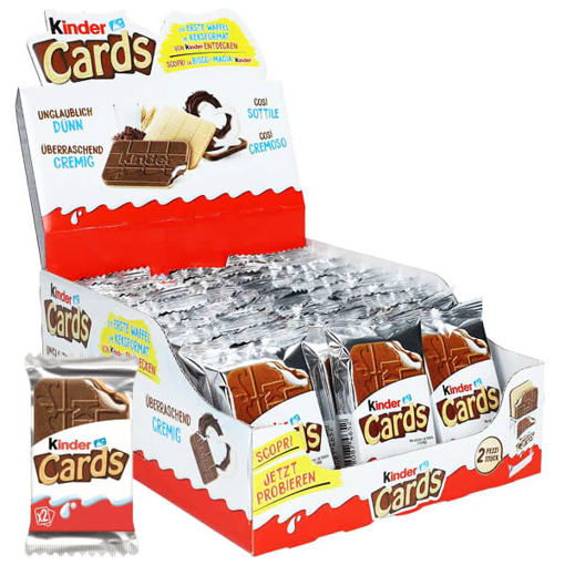 KINDER CARDS (30x25,6gr)