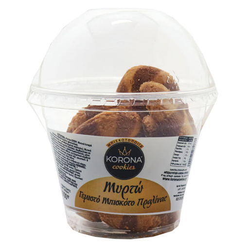 KORONA COOKIES ΓΕΜΙΣΤΑ ΜΕ ΣΟΚΟΛΑΤΑ ΣΕ ΠΟΤΗΡΑΚΙ 100gr. - (ΜΥΡΤΩ)