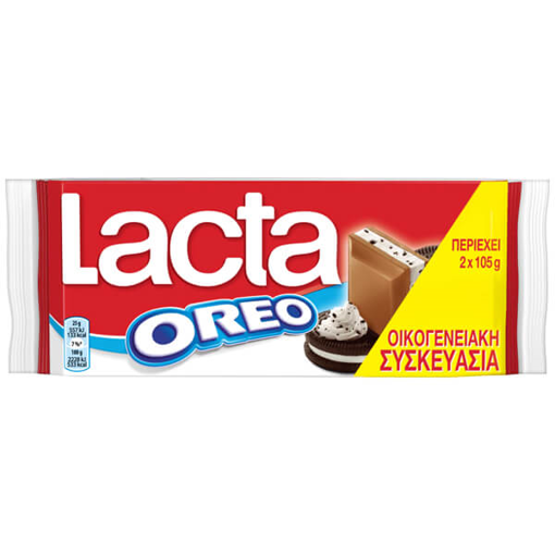 LACTA ΣΟΚΟΛΑΤΑ (2x105gr.) - (OREO)