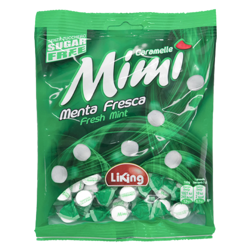 LIKING ΚΑΡΑΜΕΛΕΣ 50gr. - (MENTA FRESCA)