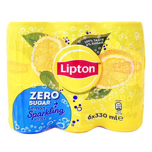 LIPTON SPARKLING ICE TEA Χ. ΖΑΧΑΡΗ (6x330ml) - (ΛΕΜΟΝΙ)