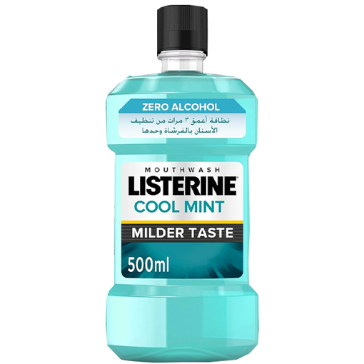 LISTERINE 500ml - (COOL MINT) (MILD) (ZERO ALCOHOL)