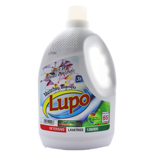 LUPO ΥΓΡΟ ΠΛΥΝΤΗΡ.ΡΟΥΧΩΝ 3lit - MUSCHIO BIANCO (ΛΕΥΚΟ)