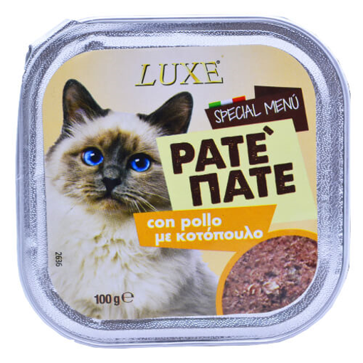 LUXE ΓΑΤΟΤΡΟΦΗ PATE 100gr. - (POLO)
