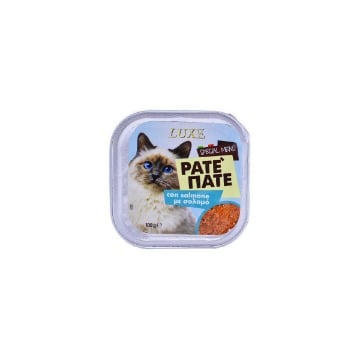 LUXE ΓΑΤΟΤΡΟΦΗ PATE 100gr. - (SALMONE)