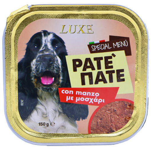 LUXE ΣΚΥΛΟΤΡΟΦΗ PATE 150gr. - (MANZO)