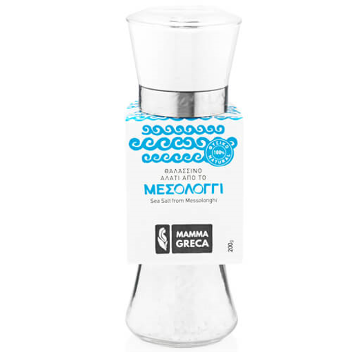 MAMMA GRECA ΑΛΑΤΙ ΜΕΣΟΛΟΓΓΙΟΥ ΧΟΝΔΡΟ 200gr. - (ΒΑΖΟ ΜΕ ΜΥΛΟ)