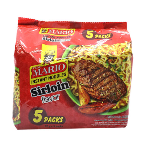MARIO NOODLES (5x70gr.) - (ΒΟΔΙΝΟ)