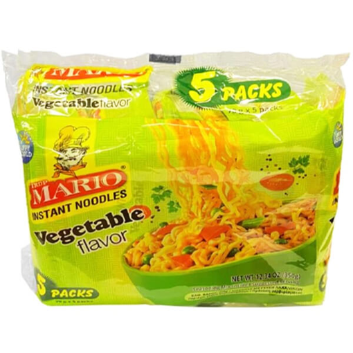 MARIO NOODLES (5x70gr.) - (ΛΑΧΑΝΙΚΑ)