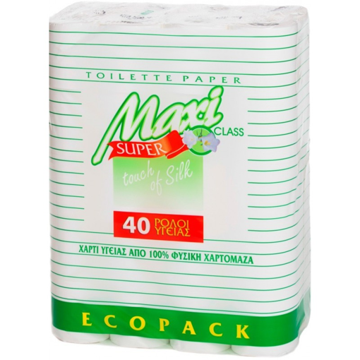 MAXI ΧΑΡΤΙ ΥΓΕΙΑΣ 40 ΡΟΛΑ - 2φυλλο 125gr.
