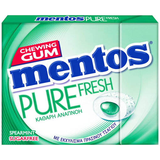 MENTOS PURE FRESH SLIM BOX (28gr  x 12τεμ) - (SPEARMINT) (1675015)