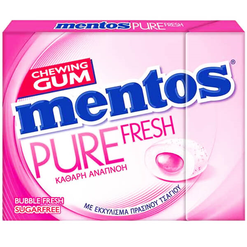 MENTOS PURE FRESH SLIM BOX (30gr x 12τεμ) - (BUBBLE FRESH) (1675018)