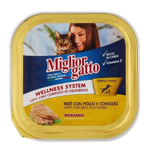 MIGLIOR ΓΑΤΟΤΡΟΦΗ PATE 100gr - (ΚΟΤΟΠΟΥΛΟ-ΚΟΥΝΕΛΙ)