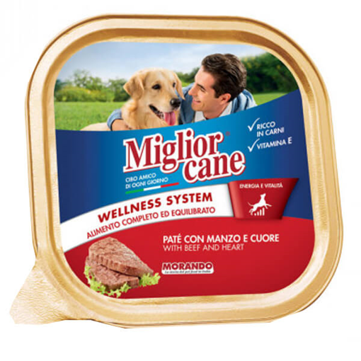 MIGLIOR ΣΚΥΛΟΤΡΟΦΗ PATE 150gr - (ΒΟΔΙΝΟ-ΚΑΡΔΙΑ)