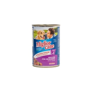 MIGLIOR ΣΚΥΛΟΤΡΟΦΗ ΚΟΝΣΕΡΒΑ  405gr - (ΚΥΝΗΓΙ)