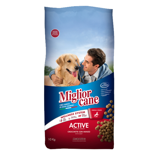 MIGLIOR ΣΚΥΛΟΤΡΟΦΗ ΚΡΟΚΕΤΑ 10kg - (ACTIVE) (ΒΟΔΙΝΟ)