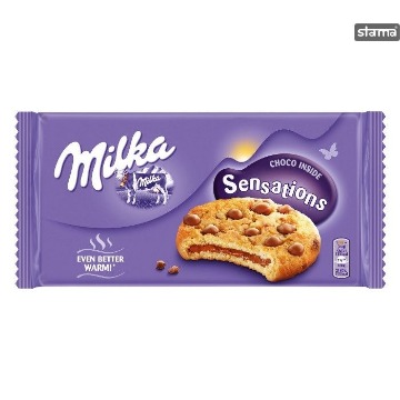 MILKA ΜΠΙΣΚΟΤΑ COOKIES SENSATIONS CHOCO 156gr Σ12 