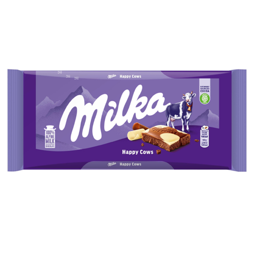 MILKA ΣΟΚΟΛΑΤΑ 100gr - (HAPPY COWS)