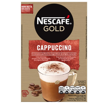 NESCAFE CAPPUCCINO SWEET (10x14gr.) - (NEW RECIPE)