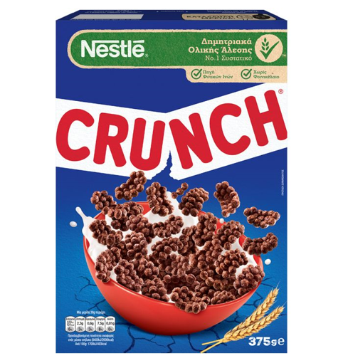 NESTLE CRUNCH ΔΗΜΗΤΡΙΑΚΑ ΣΟΚΟΛΑΤΑ 375gr Σ14 