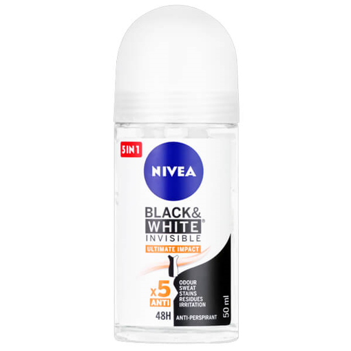 NIVEA ROLL-ON 50ml - (B & W) (INVISIBLE) (ULTIMATE IMPACT)