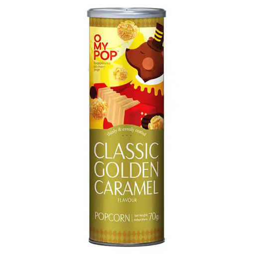 OMYPOP ΠΟΠ ΚΟΡΝ 70gr. - CLASSIC GOLDEN CARAMEL