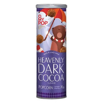 OMYPOP ΠΟΠ ΚΟΡΝ 70gr. - DARK COCOA