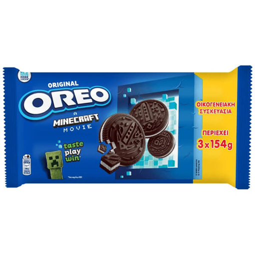 OREO ΜΠΙΣΚΟΤΑ ORIGINAL 154gr. - (3x154gr.) (MINECRAFT)
