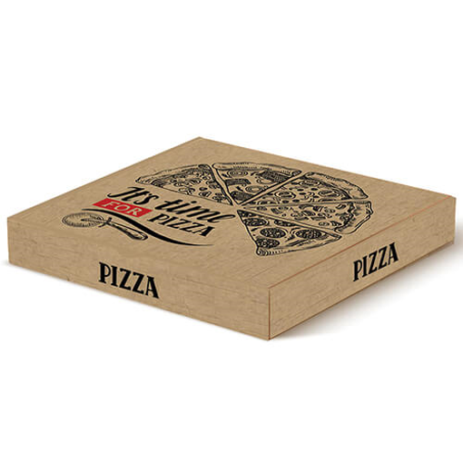PIZZA KRAFT (ITS PIZZA TIME) - (22x22x4cm) - 100τεμ. - (MICROWELLE)