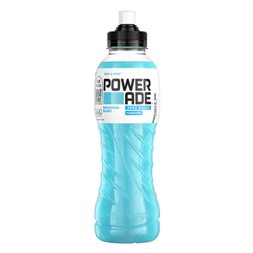 POWERADE 500ml - (ΜΠΛΕ / MOUNTAIN BLAST) (ZERO)