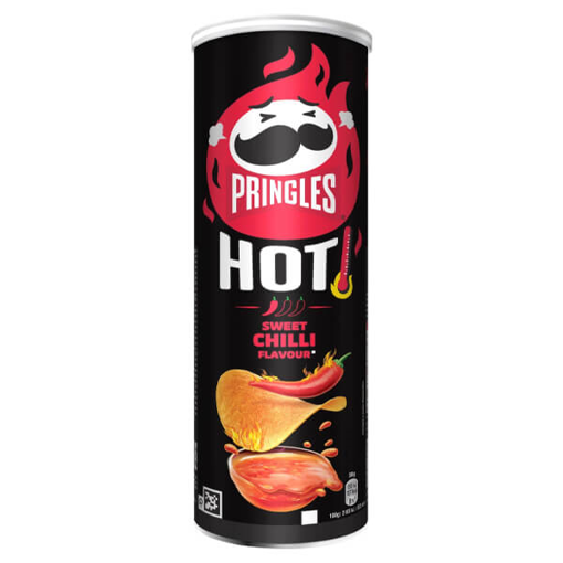 PRINGLES ΤΣΙΠΣ 160gr - (HOT SWEET CHILLI)