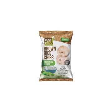 RICE UP ΤΣΙΠΣ ΟΛΙΚΗΣ 60gr. - (SOUR CREAM & ONION)
