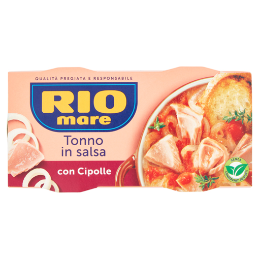 RIO MARE ΤΟΝΟΣ C/GUSTO (2x160gr.) - (CIPOLLE)