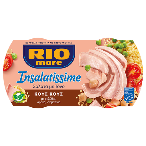 RIO MARE ΤΟΝΟΣ ΠΟΛΥΣΑΛΑΤΑ (2x160gr.) - (ΚΟΥΣ ΚΟΥΣ)