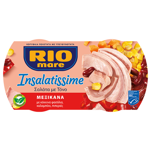 RIO MARE ΤΟΝΟΣ ΠΟΛΥΣΑΛΑΤΑ (2x160gr.) - (MEXICANA)
