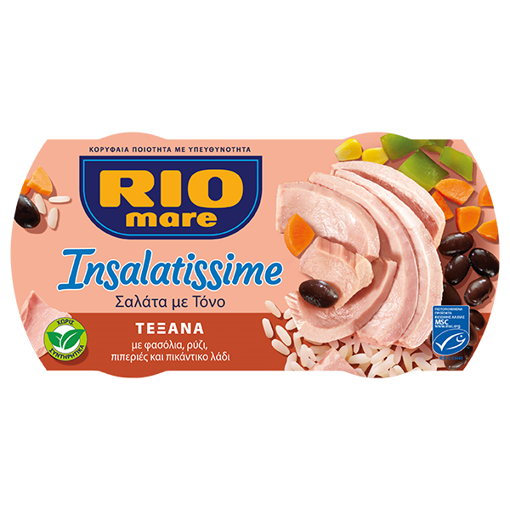 RIO MARE ΤΟΝΟΣ ΠΟΛΥΣΑΛΑΤΑ (2x160gr.) - (ΤΕΞΑΝΑ)