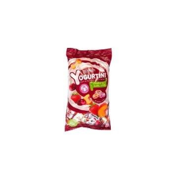 ROSHEN YOGURTINI ΚΑΡΑΜΕΛΕΣ 1kg. - (ΦΡΑΟΥΛΑ-ΚΕΡΑΣΙ-ΡΟΔΑΚΙΝΟ)