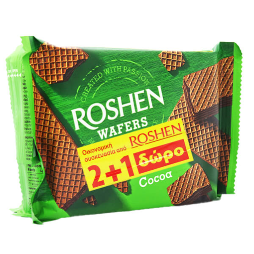 ROSHEN ΓΚΟΦΡΕΤΑ (3x72gr.) - (ΣΟΚΟΛΑΤΑ) (2+1 ΔΩΡΟ)