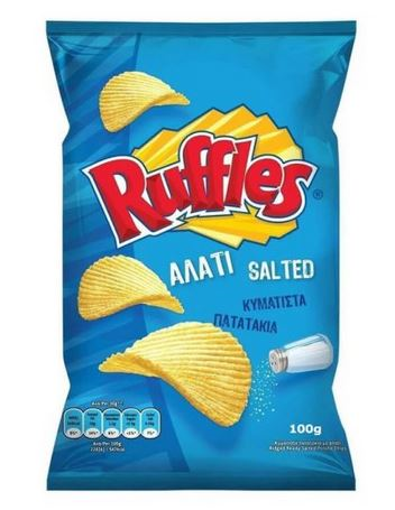 RUFFLES CHIPS 100g - (ΑΛΑΤΙ)