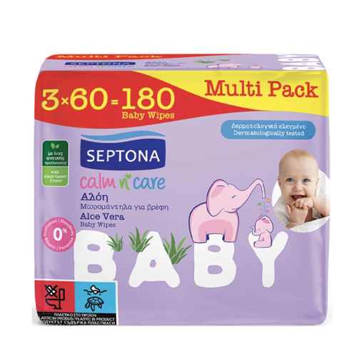 SEPTONA ΜΩΡΟΜΑΝΤΗΛΑ CALM N CARE (3x60τεμ.) - (ΑΛΟΗ)