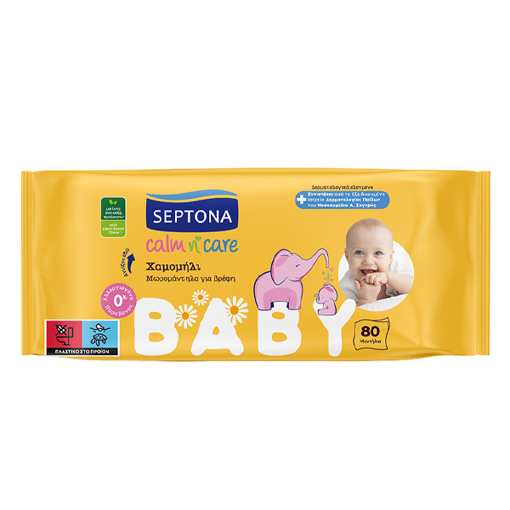 SEPTONA ΜΩΡΟΜΑΝΤΗΛΑ CALM N CARE (80τεμ.) - (ΧΑΜΟΜΗΛΙ)